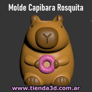 STL Molde Capibara Rosquita