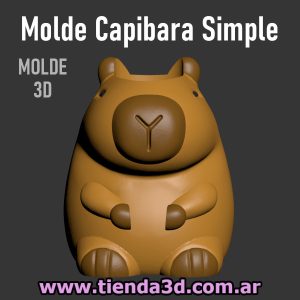 STL Molde Capibara Simple