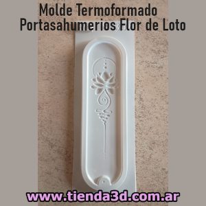 Molde Termoformado Portasahumerios Flor de Loto